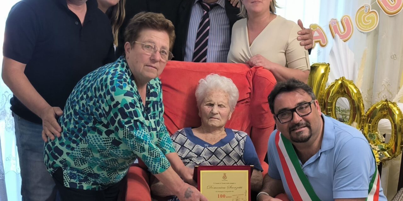 Teramo rende omaggio alla centenaria Domenica Scorzetti