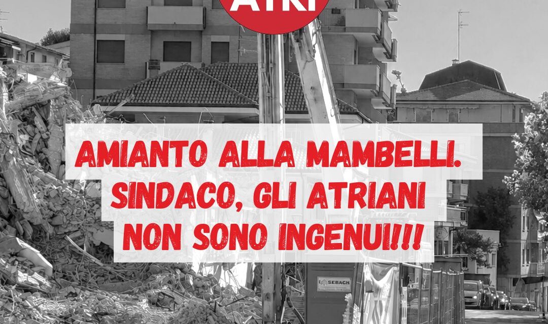Atri, amianto alla Mambelli: opposizione chiede chiarezza