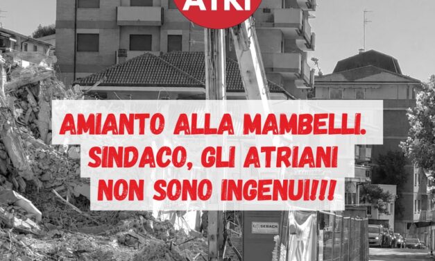 Atri, amianto alla Mambelli: opposizione chiede chiarezza