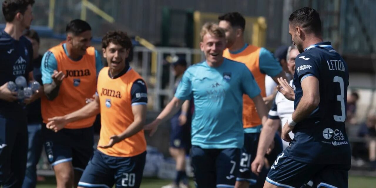 Pescara fermato a Carrara, classifica ancora in bilico