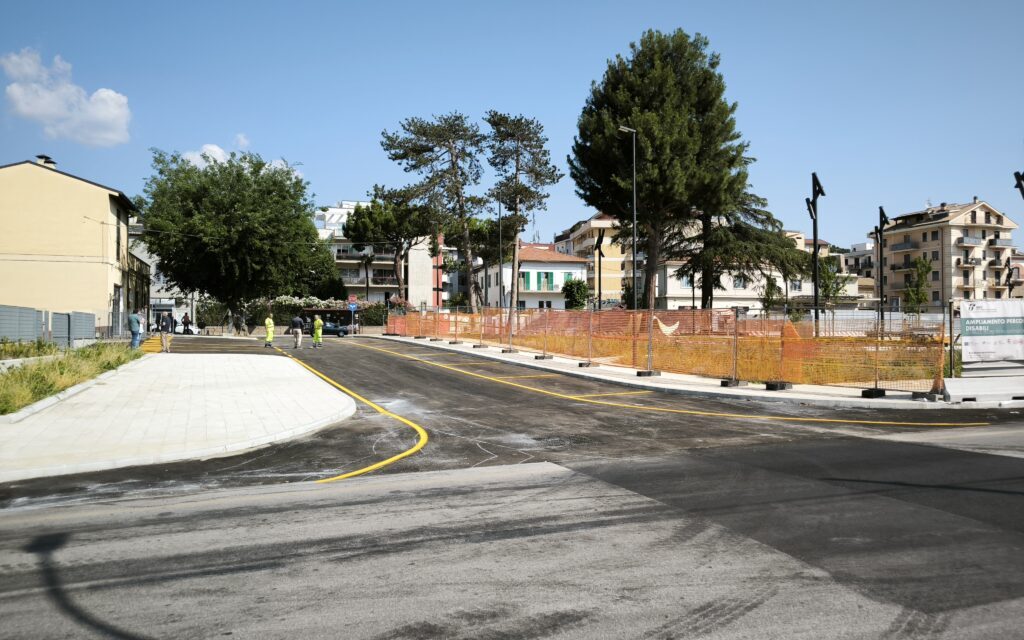 Teramo, aperto il nuovo collegamento verso la stazione