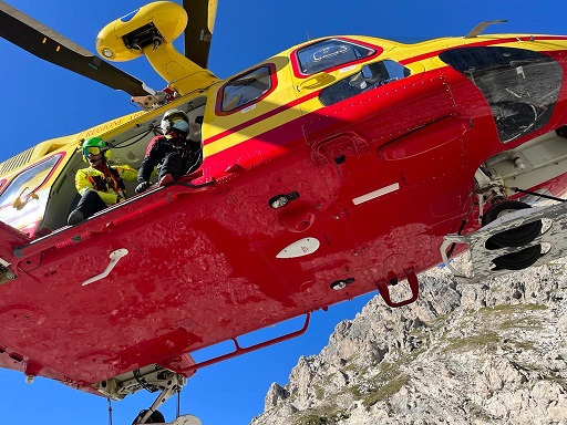 Cortino, bambino soccorso in elicottero dopo una caduta
