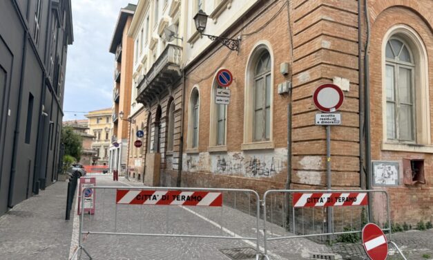 Teramo, viabilità modificata per il cantiere alla scuola Savini