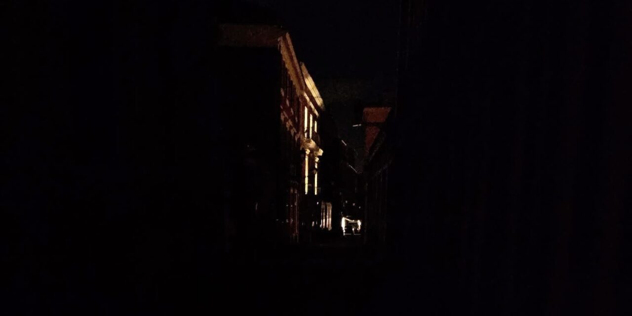 Teramo, guasto all’illuminazione nel centro storico