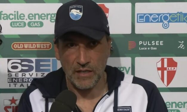 Pescara ko a Padova, Gorgone critica la gestione del rigore