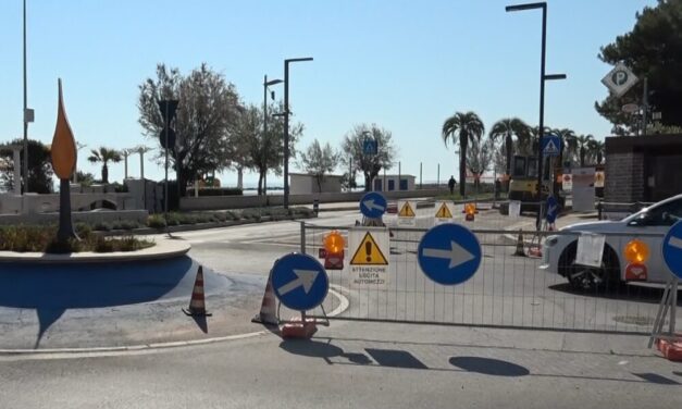Lavori sul lungomare, a Montesilvano viabilità in difficoltà fino a maggio
