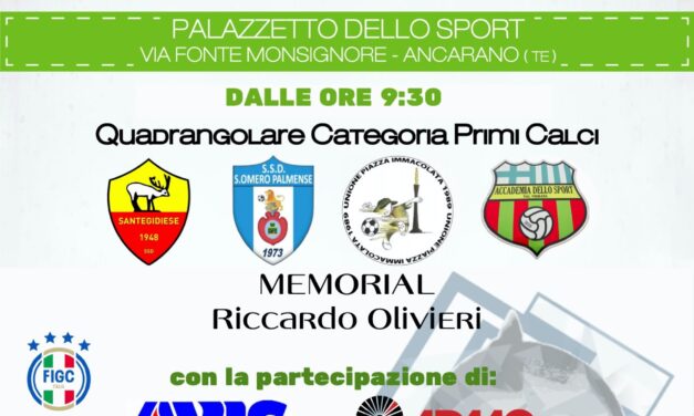 Ad Ancarano un torneo giovanile per ricordare Riccardo Olivieri