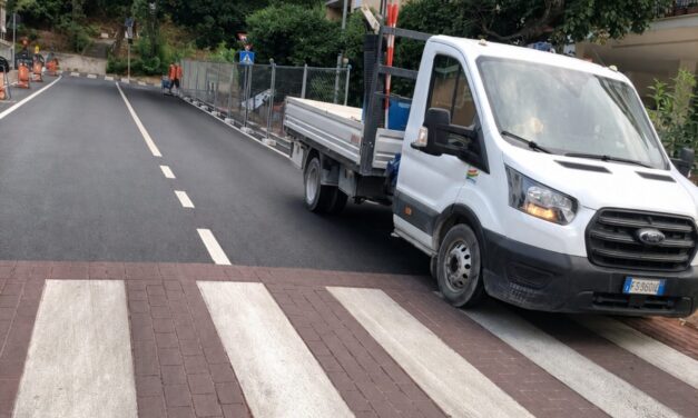 Teramo, partiti gli interventi sui marciapiedi di via Roma