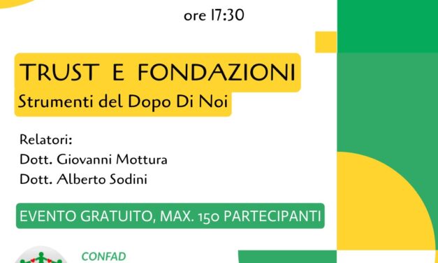 Disabilità, incontro online sul futuro delle famiglie