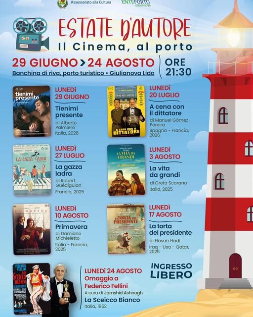 Estate d’Autore riporta il cinema al porto di Giulianova