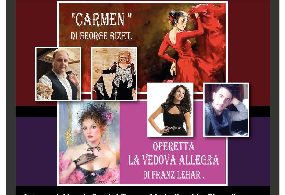 Mosciano, serata di lirica in piazza con Carmen e Vedova allegra
