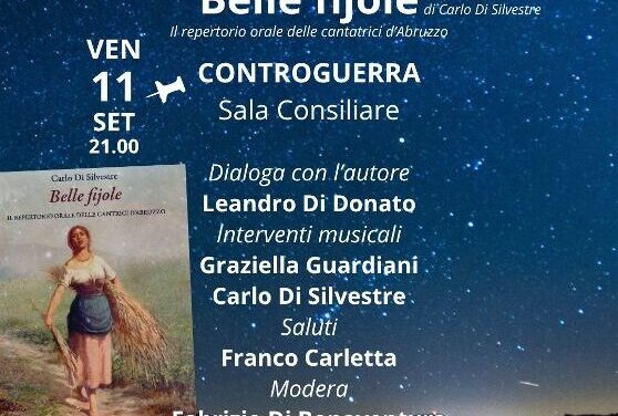 Controguerra, serata culturale in Comune con Di Silvestre