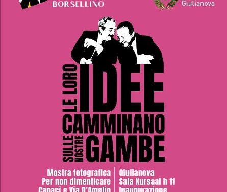 Memoria di Capaci, mostra al Kursaal di Giulianova