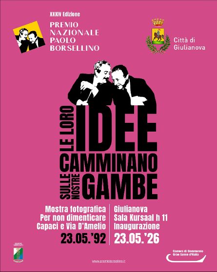 Memoria di Capaci, mostra al Kursaal di Giulianova