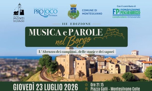 Montesilvano Colle, torna la rassegna tra libri e musica