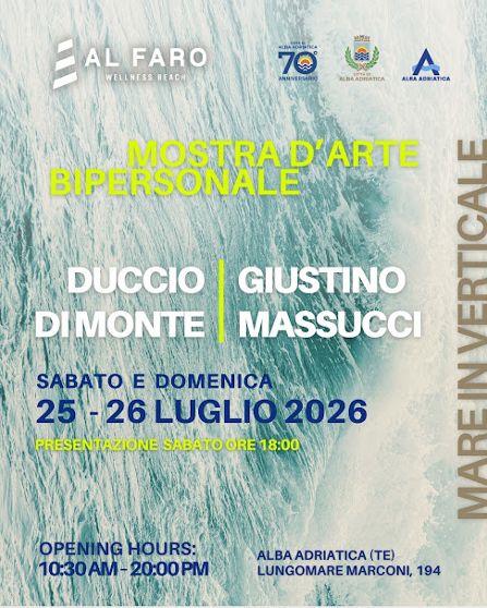 Alba Adriatica, il mare diventa arte nella doppia mostra al Faro