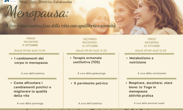 Nei consultori 11 appuntamenti dedicati alla menopausa