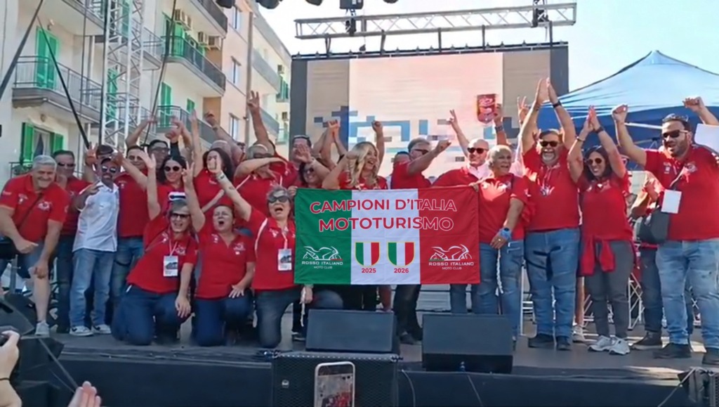Mosciano festeggia il Moto Club Rosso Italiano campione d’Italia