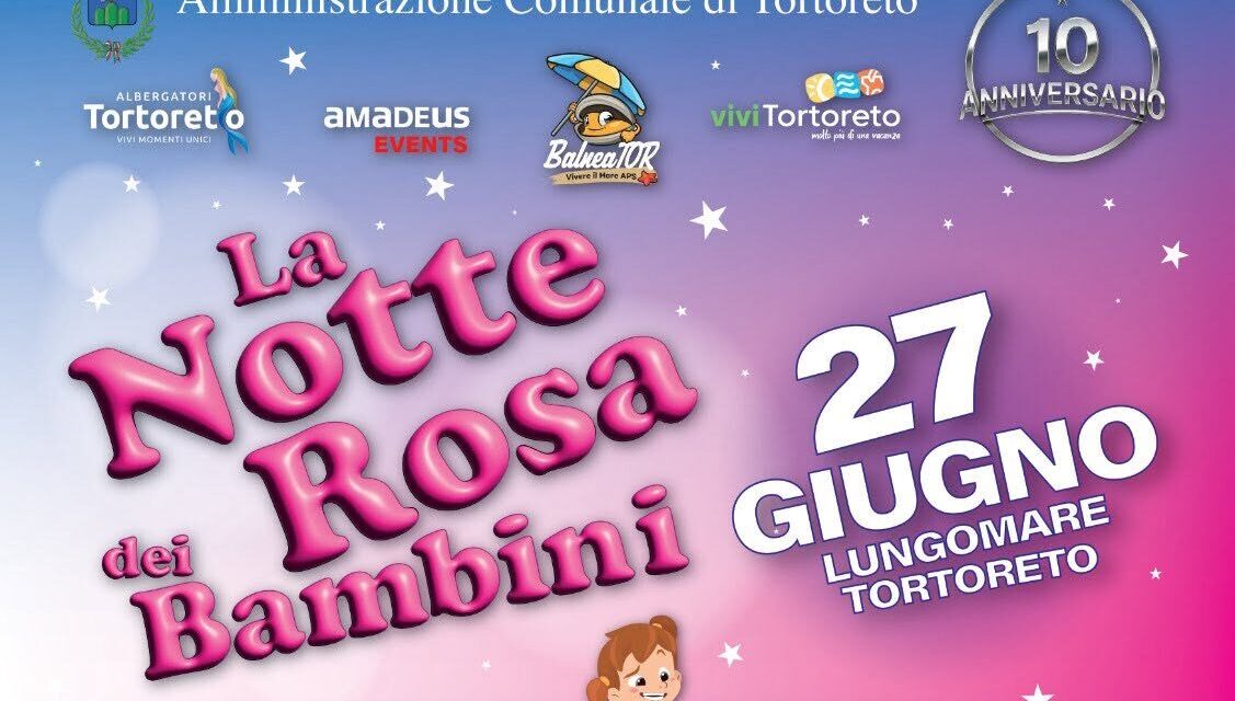 Tortoreto prepara la festa dei bambini sul lungomare