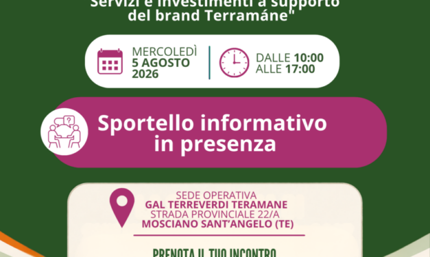 Turismo rurale nel Teramano, nuovo bando sul marchio Terramàne