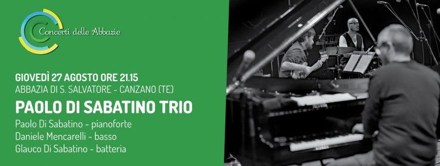 Paolo Di Sabatino Trio in concerto a Canzano
