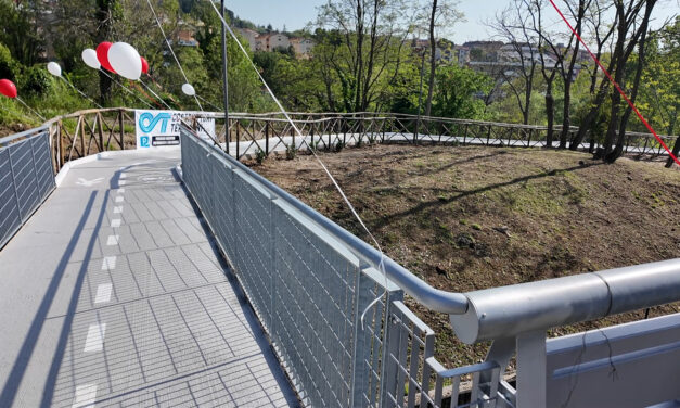 Teramo, aperto il nuovo collegamento tra città e parco