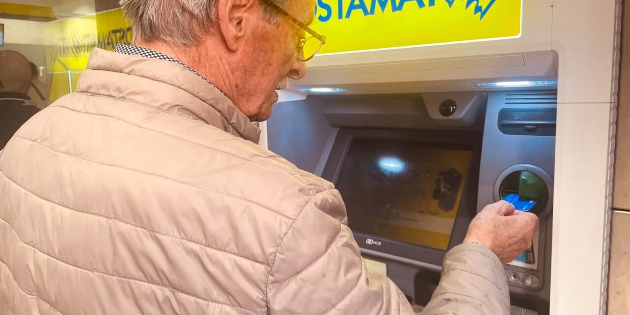 Teramo, pensioni sempre più su conto e carte elettroniche