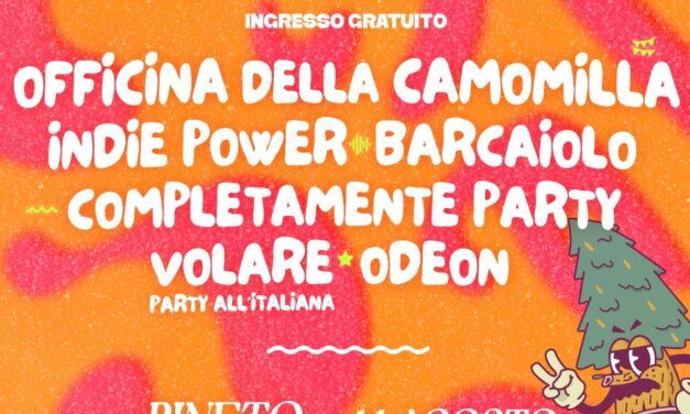 Pineto, musica e creatività al Parco della Pace il 14 agosto