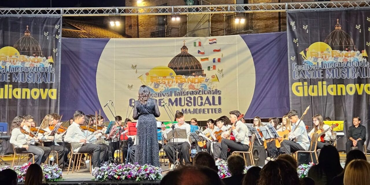Giovani musicisti di Giulianova 1 in luce al Festival delle Bande
