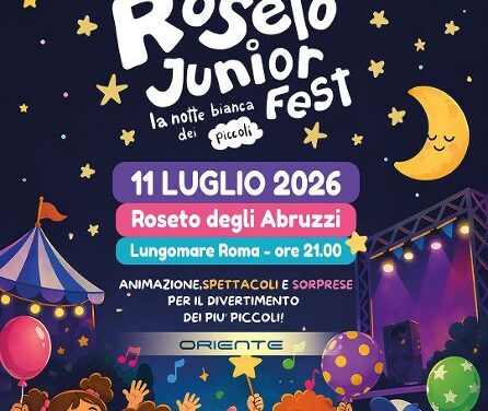 Roseto, serata sul lungomare tra bambini e Bandiera Blu