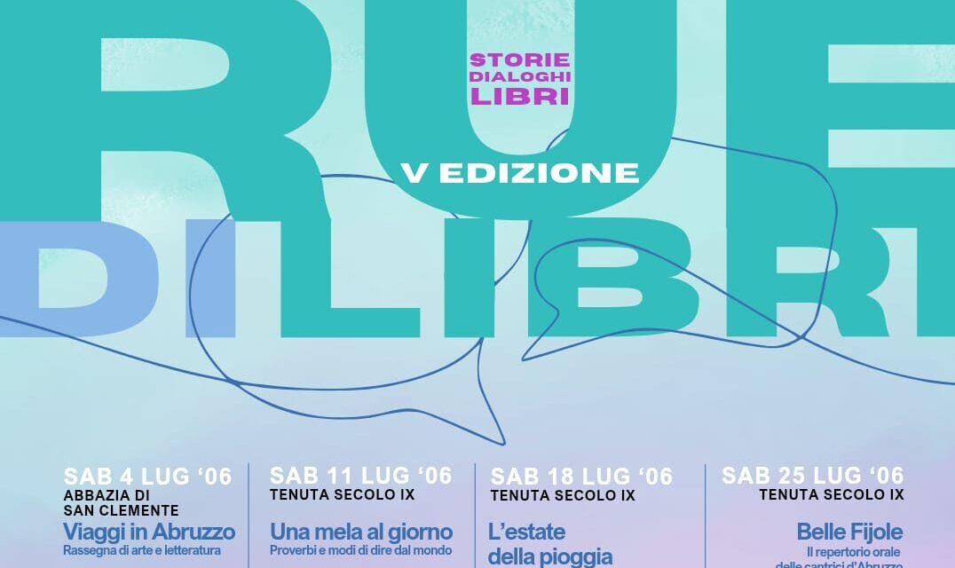 Libri, musica e illustrazione: a luglio torna Rue di Libri