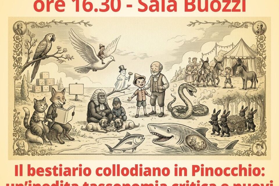 Pinocchio chiude il Maggio dei Libri in sala Buozzi