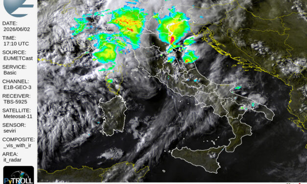 Meteo, temporali in arrivo anche sulla costa teramana