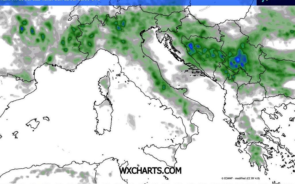 Meteo nel Teramano, possibili temporali tra sera e notte