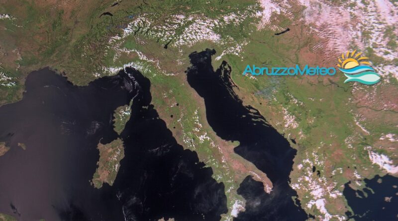 Meteo nel Teramano, prima nubi e rovesci poi arriva il caldo forte