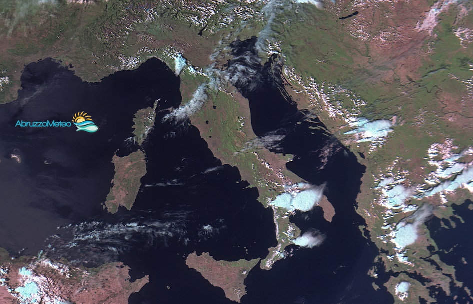 Maltempo sull’Abruzzo, piogge e temporali anche nel Teramano