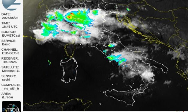 Meteo a Giulianova, nubi al mattino e instabilità interna