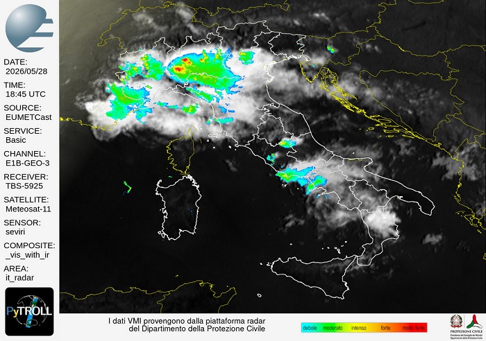 Meteo a Giulianova, nubi al mattino e instabilità interna