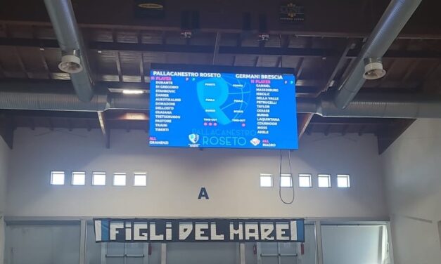 Roseto si ritrova al PalaMaggetti per seguire la sfida salvezza