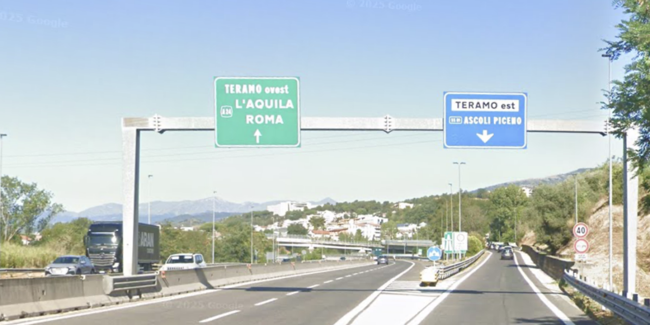 A24, lavori nella notte: stop temporaneo allo svincolo Teramo Est
