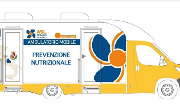 A Teramo arriva il camper della nutrizione in piazza Martiri