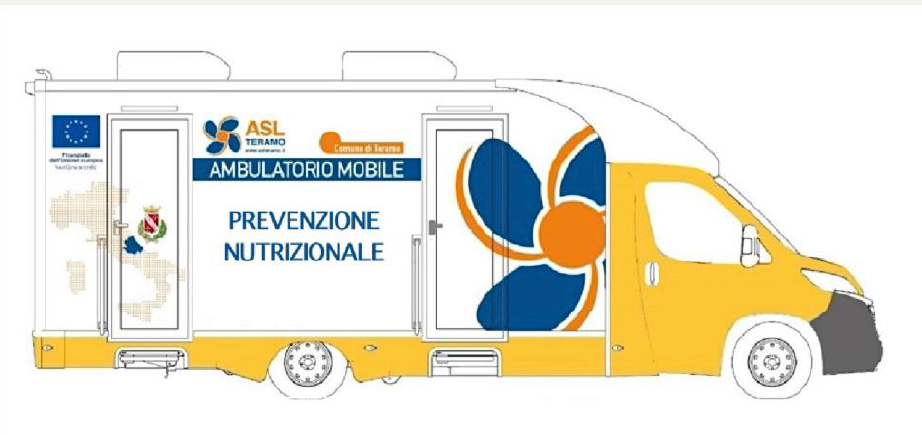 A Teramo arriva il camper della nutrizione in piazza Martiri