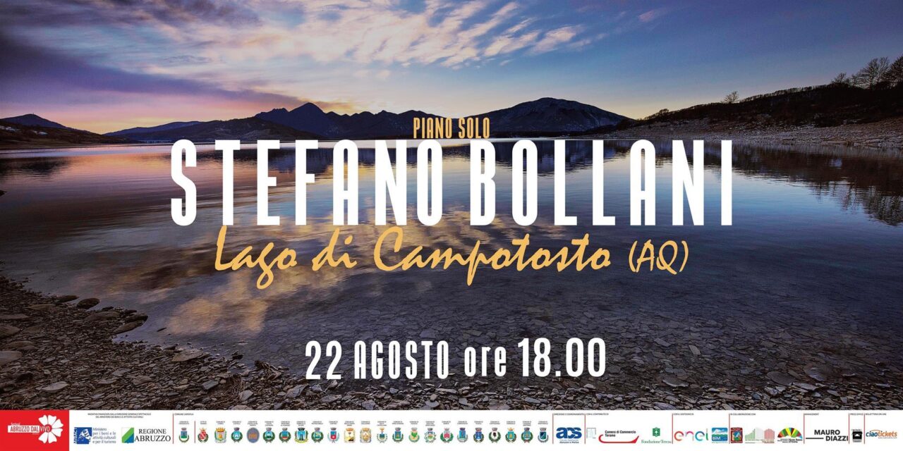 Stefano Bollani in concerto al Lago di Campotosto