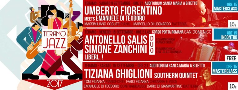 Lezioni e concerti per il Teramo Jazz 2017