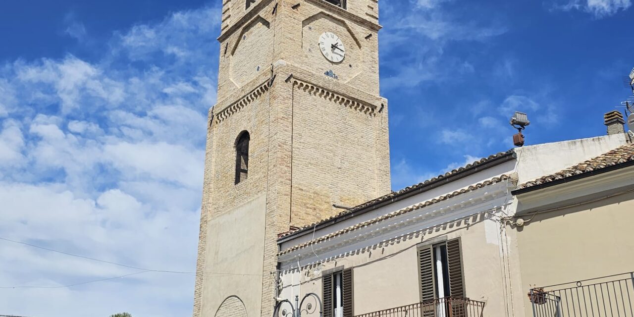 Montepagano, via al recupero dell’orologio e delle campane della Torre