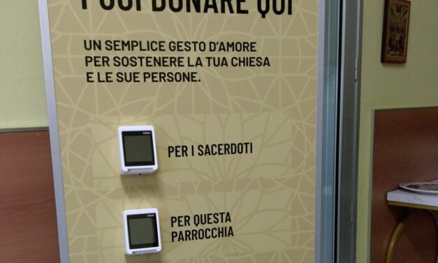 Teramo, offerte in chiesa anche con carta nella parrocchia