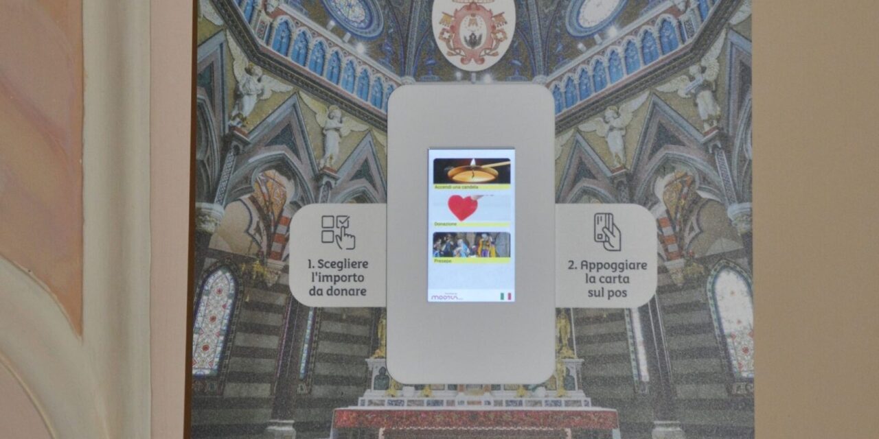 Al santuario di San Gabriele arriva il totem per le offerte