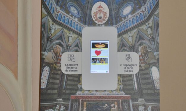 Al santuario di San Gabriele arriva il totem per le offerte
