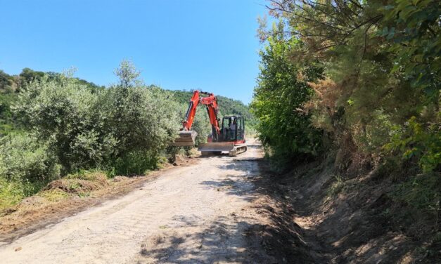 Castellalto, cantiere aperto sulla strada per Casemolino