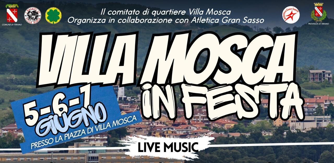 Villa Mosca, tre giorni di festa nel quartiere teramano